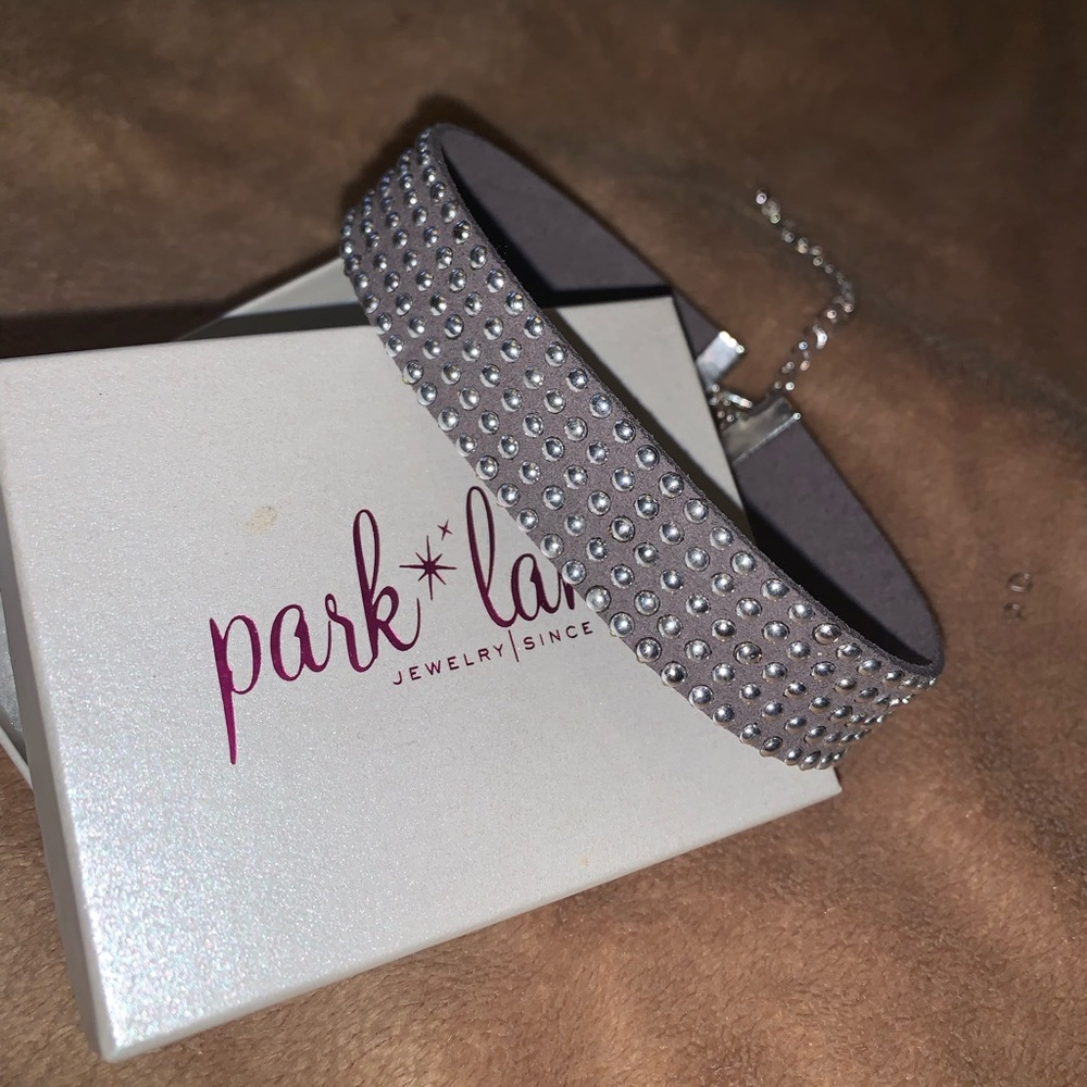 Park Lane Studded Choker Harlow Suede Necklace